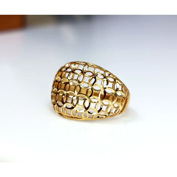 Anel em Ouro 18k Trabalhado 