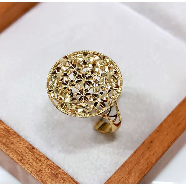 Anel em Ouro 18k Trabalhado