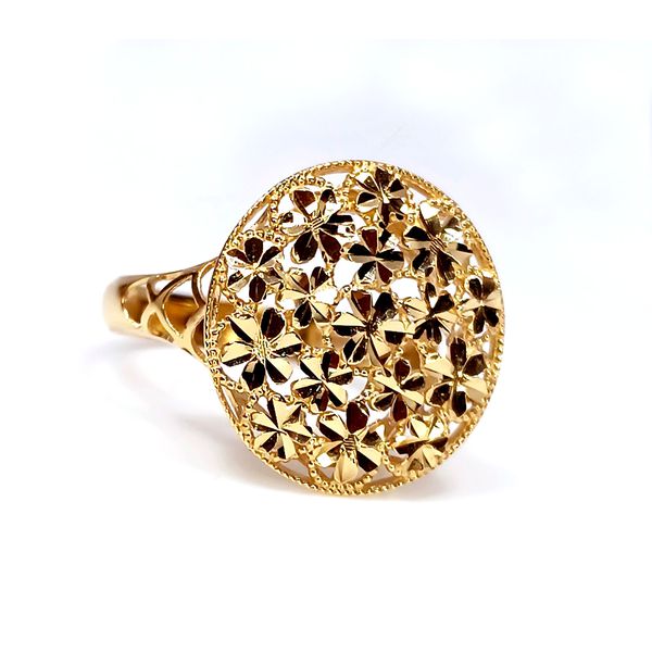Anel em Ouro 18k Trabalhado