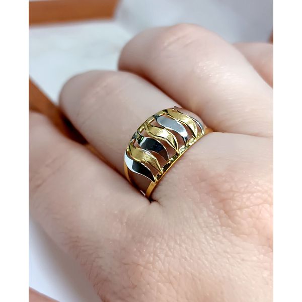 Anel em Ouro Tricolor 18k 