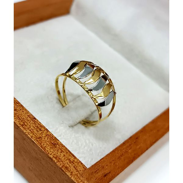 Anel em Ouro Tricolor 18k 