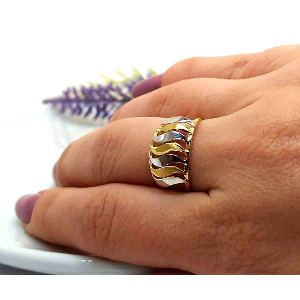 Anel em Ouro Tricolor 18k 