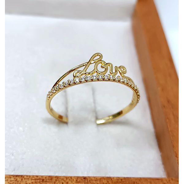 Anel em Ouro 18k Love 