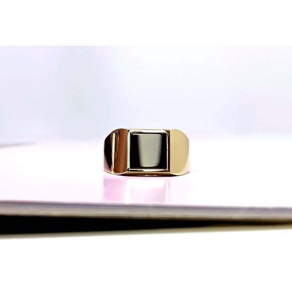 Anel em Ouro 18k Personalizado com a Pedra Ônix