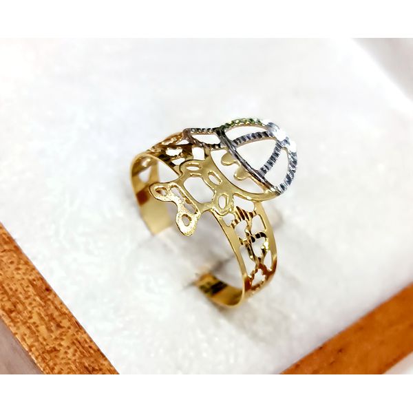 Anel em Ouro 18k Personalizado Menino Desenhado e Diamantado