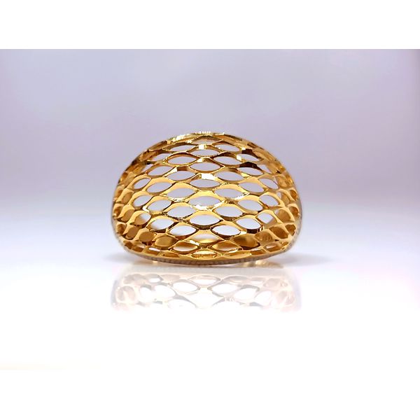 Anéis em Ouro Amarelo e Branco 18k Diamantado 