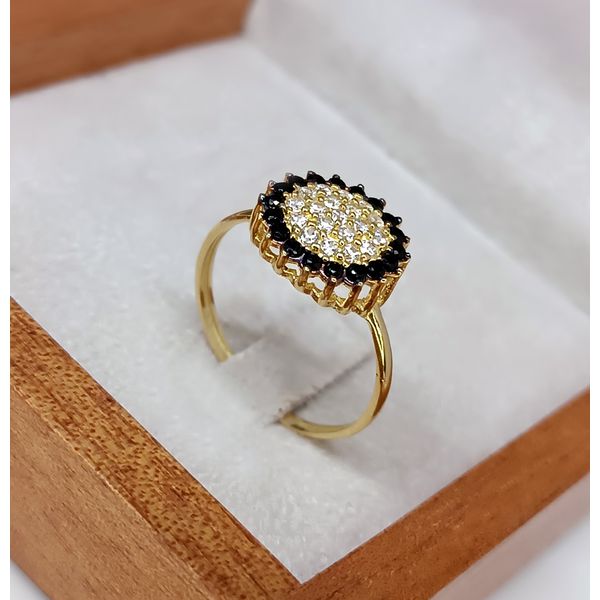Anel em Ouro 18k Cravejado 