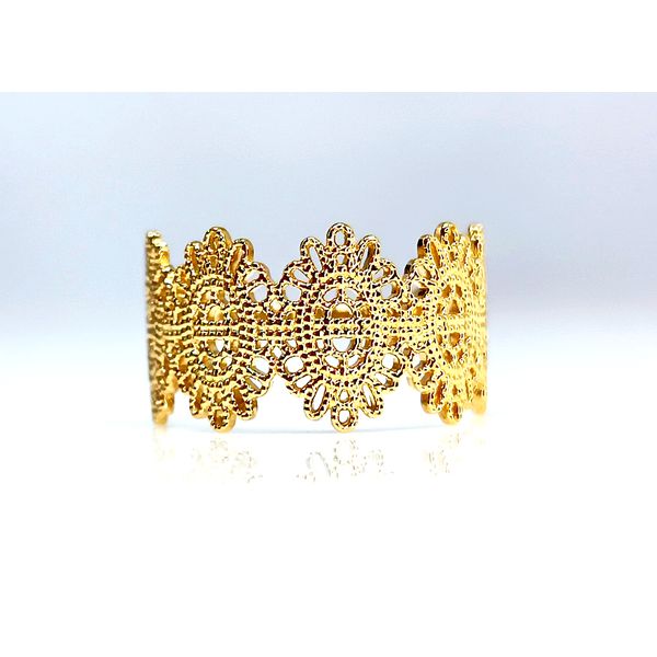Anel em Ouro 18k Trabalhado e Desenhado