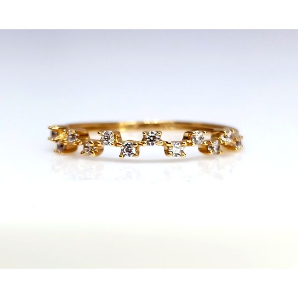 Anel em Ouro 18k Cravejado (Personalize com a Pedra a Sua escolha)