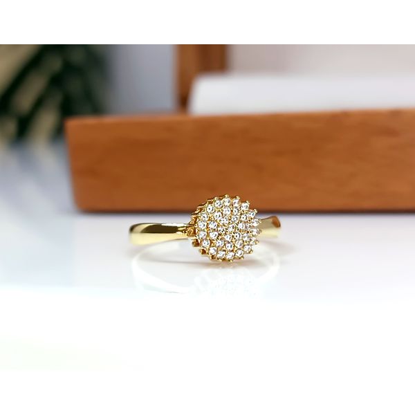 Anel em Ouro 18k Cravejado