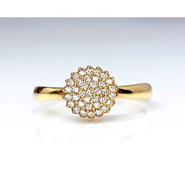 Anel em Ouro 18k Cravejado