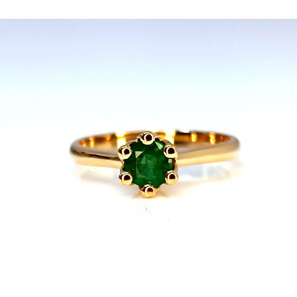 Solitário Ouro 18k Coroa Cravejada 