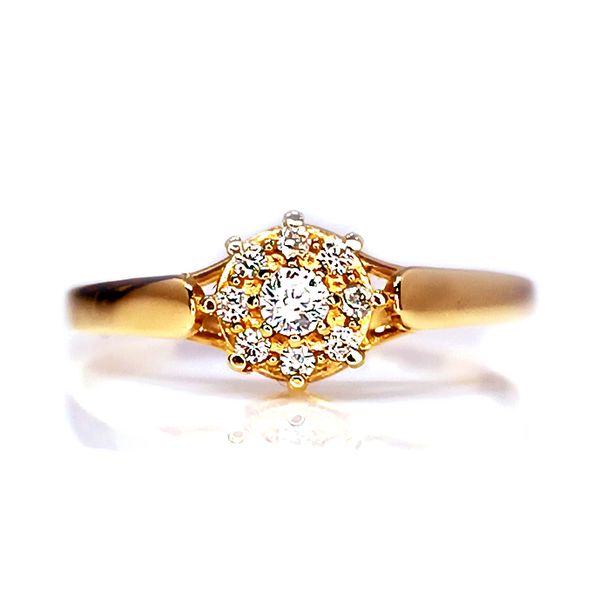 Anel Solitário em Ouro 18k Garra Personalizada