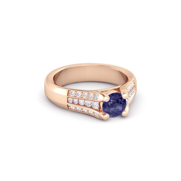 Anel Formatura em Ouro 18k com Diamantes