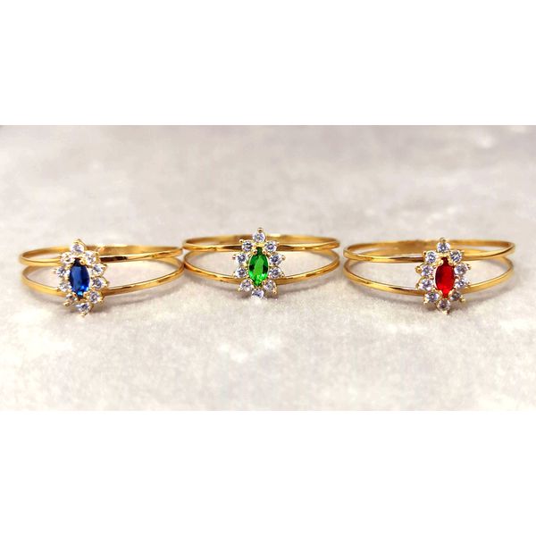 Anel em Ouro 18k Aro duplo cravejado e Personalizado