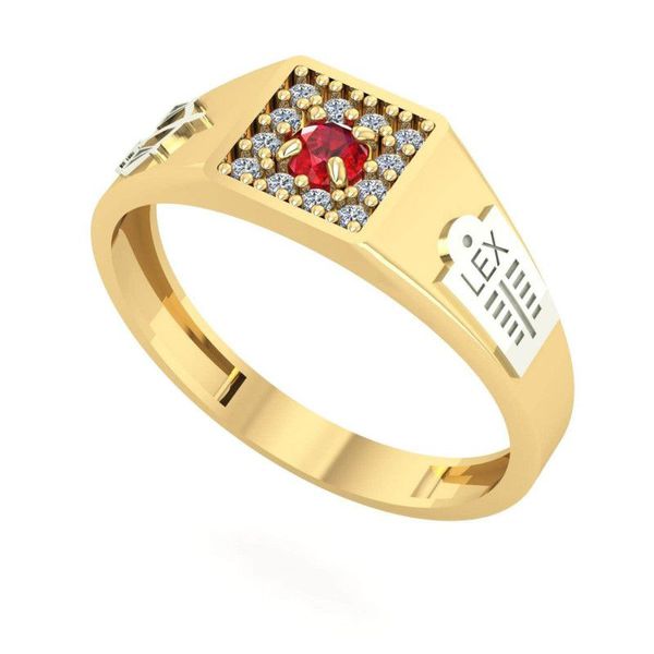 Anel de Formatura em Ouro 18k Personalizado para o curso de Medicina e Demais cursos