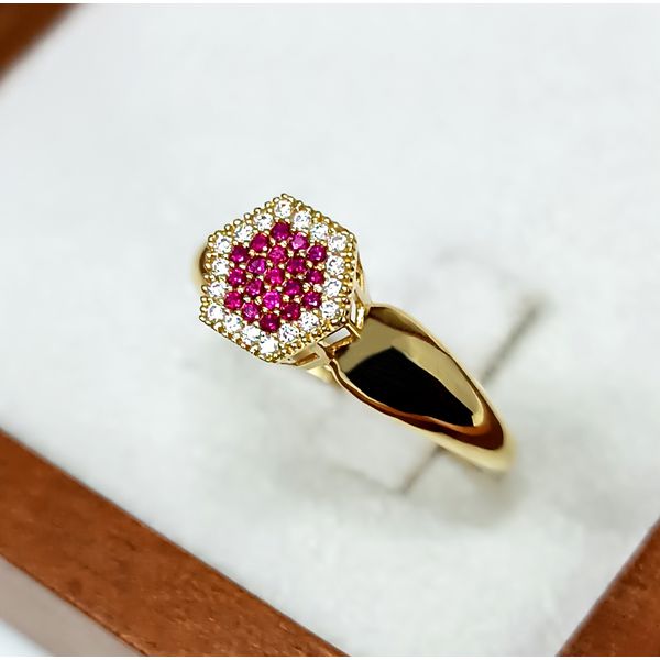 Anel de Formatura Ouro 18k Personalizado para Direito e demais cursos