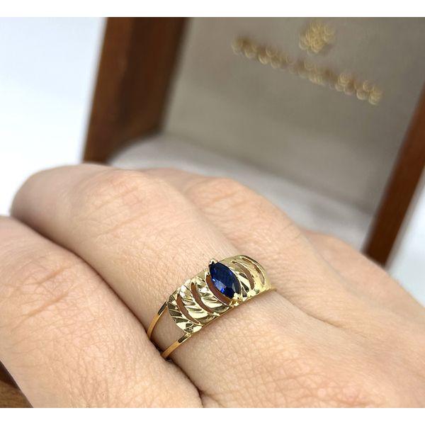 Anel de Formatura em Ouro 18k Trabalhado 