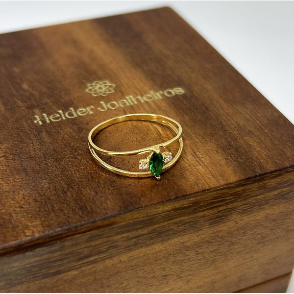 Anel de Formatura em Ouro 18k Personalizado