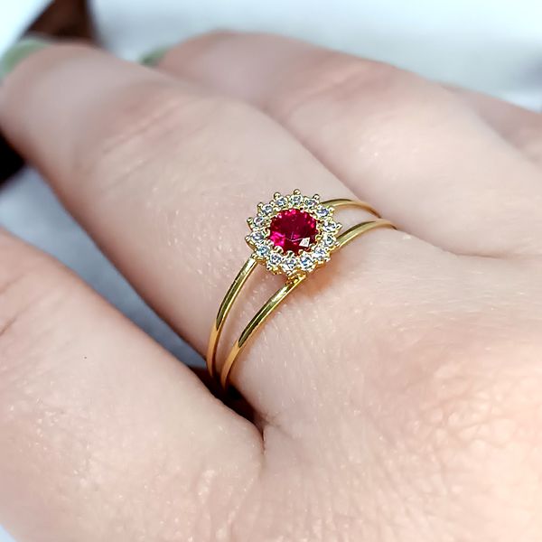 Anel de Formatura Ouro 18k Pedra Redonda Personalizado para Direito e demais cursos