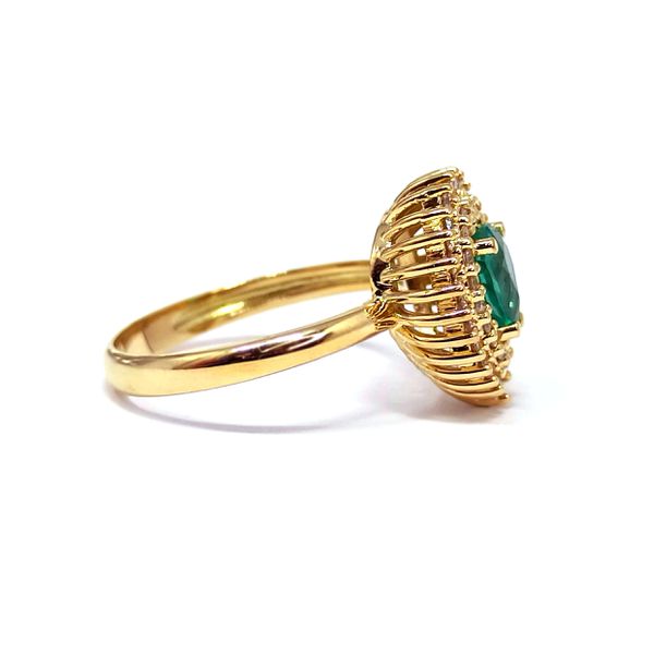 Anel de Formatura em Ouro 18k Gota Cravejado 