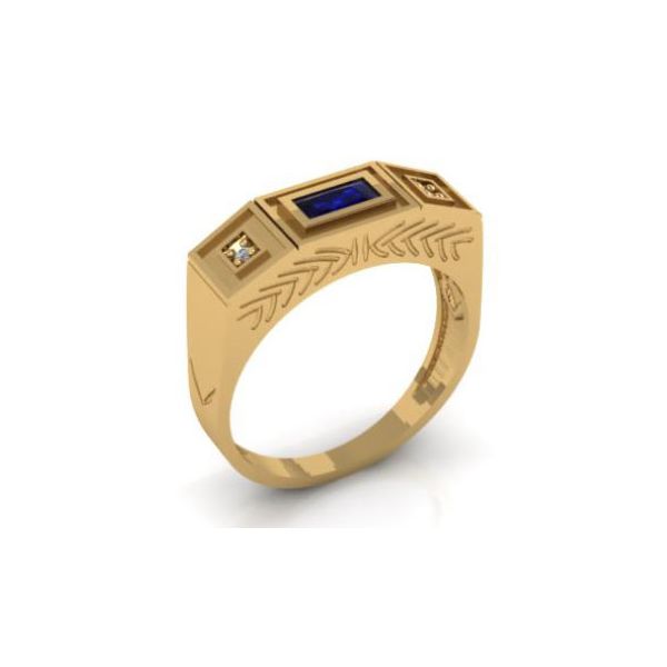 Anel em Ouro 18k Formatura Personalizado