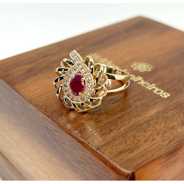 Anel de Formatura Scarlet Crown