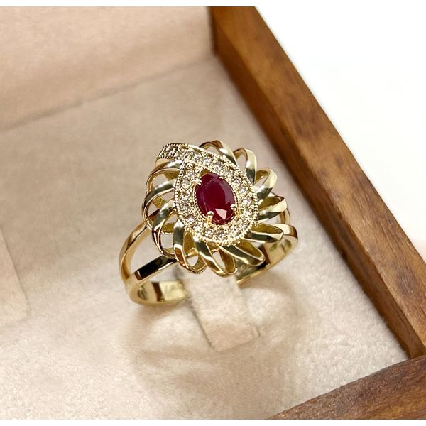 Anel de Formatura Scarlet Crown
