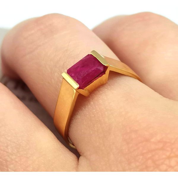 Anel de Formatura Ouro 18k Pedra Grande Personalizado para Direito e demais cursos
