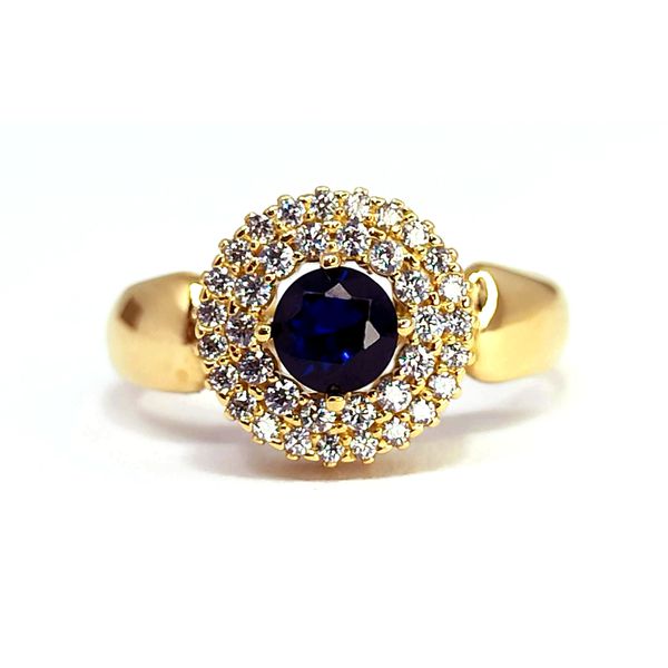 Anel de Formatura em Ouro 18k Cravejado