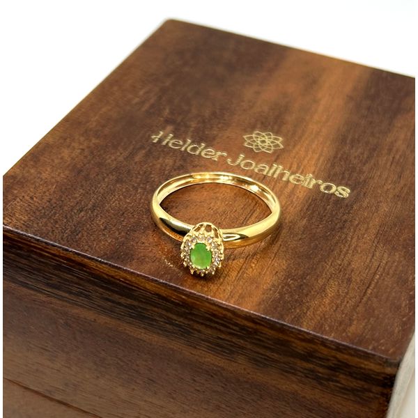 Anel de Formatura em Ouro 18k Oval 