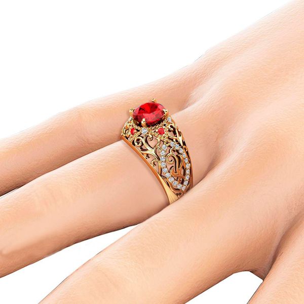 Anel de Formatura Jade em Ouro 18k personalizado Rubi, Safira, Água Marinha e demais pedras