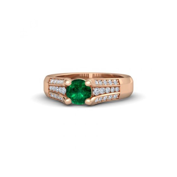 Anel Formatura em Ouro 18k com Diamantes