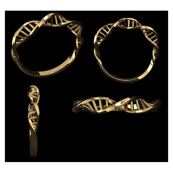 Anel de Formatura em Ouro 18k DNA
