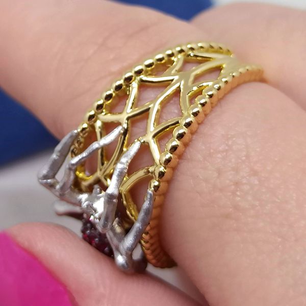 Anel em Ouro 18k Personalizado Aranha