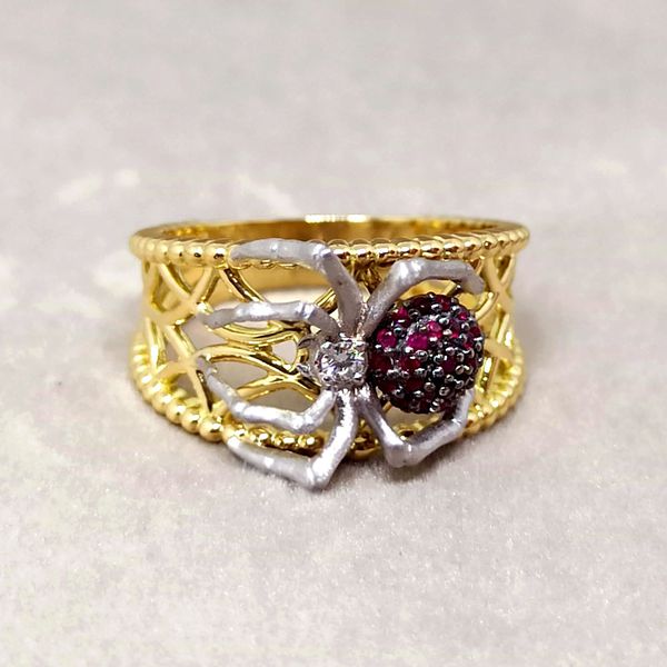 Anel em Ouro 18k Personalizado Aranha