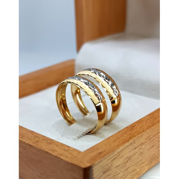 Aparador em Ouro Amarelo e Branco 18k Diamantado