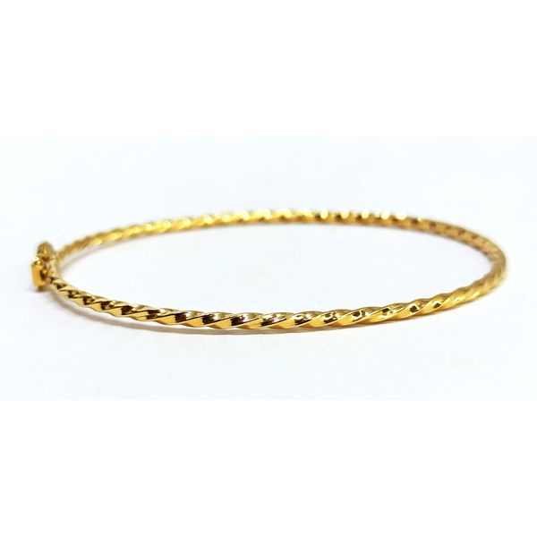 Bracelete em Ouro 18k Torcido