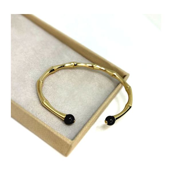 Bracelete Ônix Dourado