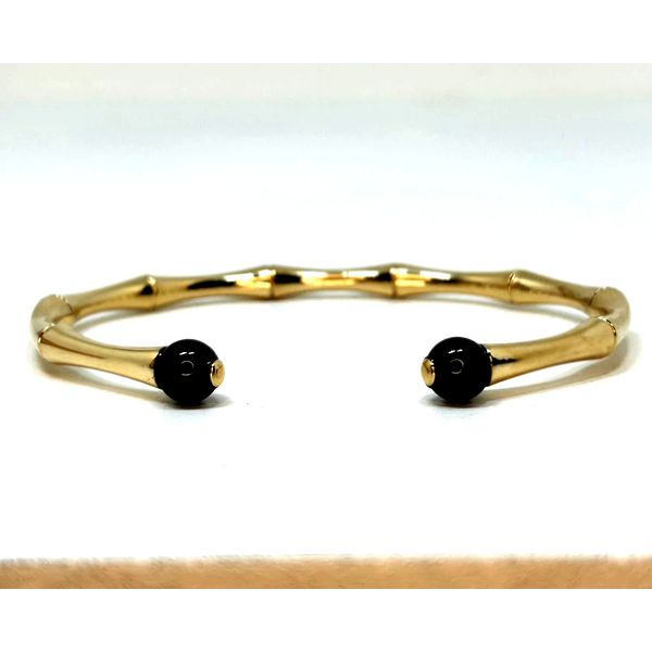 Bracelete Ônix Dourado