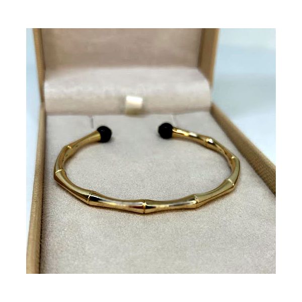 Bracelete Ônix Dourado