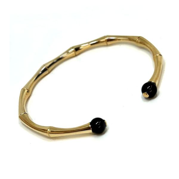 Bracelete Ônix Dourado