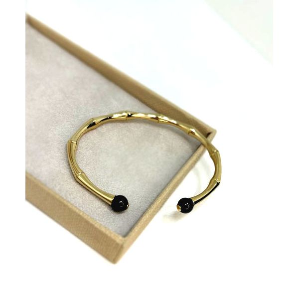 Bracelete Ônix Dourado
