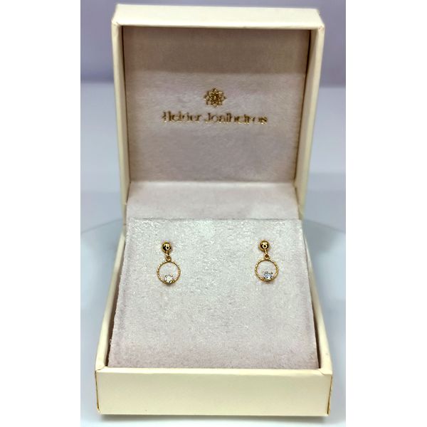 Brinco em Ouro 18k Ponto de Luz