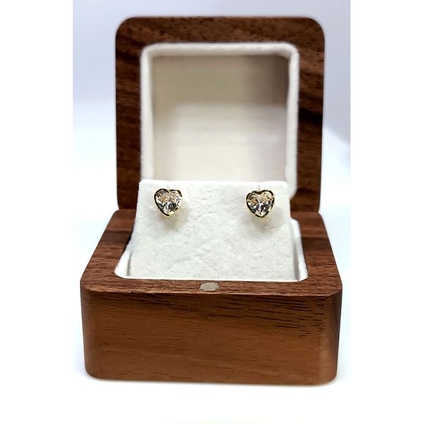 Brinco em Ouro 18k Coração 