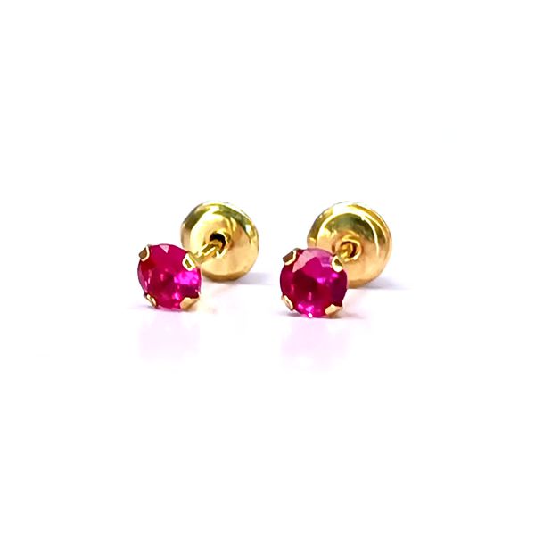 Brinco em Ouro 18k Ponto de Luz 