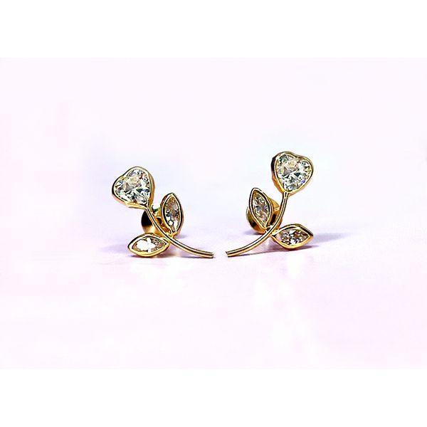 Brinco em Ouro 18k Florzinha 