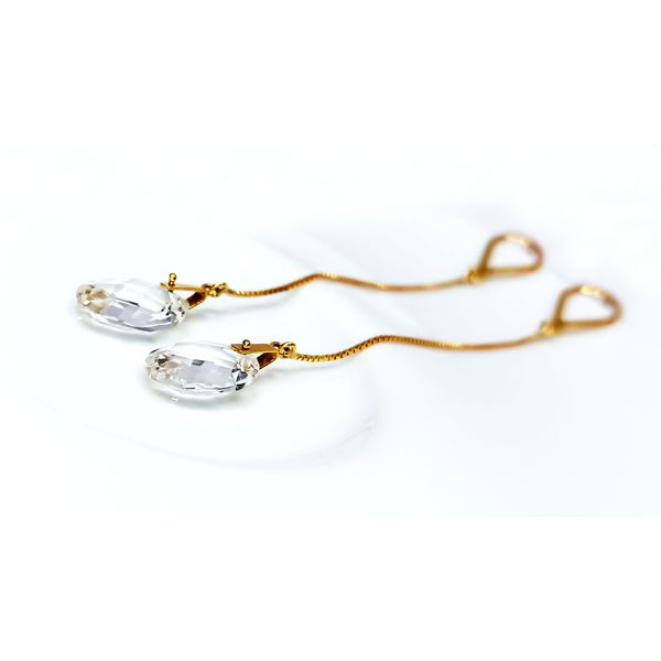 Brinco em Ouro 18k Cristal