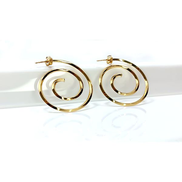 Brinco em Ouro 18k Quina Caracol