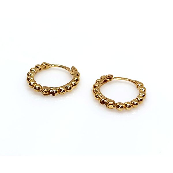 Brinco em Ouro 18k Bolinha 